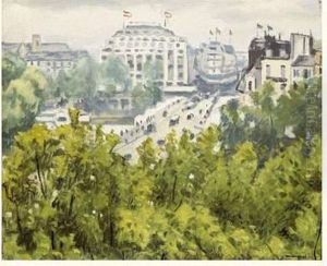 Le Pont Neuf Et La Samaritaine, Circa 1938 by Albert Marquet