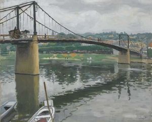 Le Pont De Triel by Albert Marquet