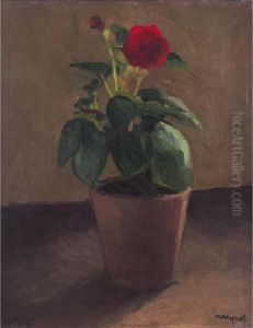 Pot De Fleurs by Albert Marquet