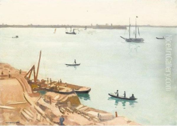 Ouvriers Au Quai Venise - view 1