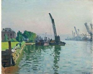 Le Port De La Bouille, Pres De Rouen