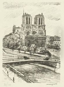 Notre Dame De Paris by Albert Marquet