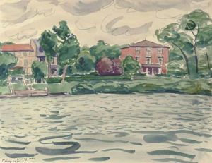 La Seine A Poissy by Albert Marquet