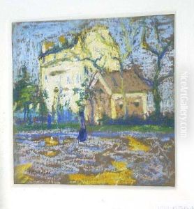 Haus Mit Garten In Der Normandie. Um 1905. by Albert Marquet