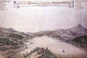 North-east Prospect of the country up Thurston Water from Peelnears, 1733 by Stephen Penn