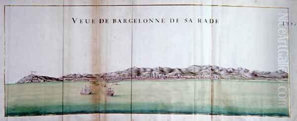 View of Barcelona and its port, 1679 - view 1