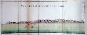 View of Barcelona and its port, 1679 by Charles Pene