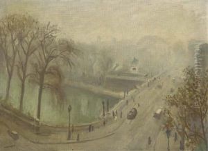 Le Pont Neuf Dans La Brume by Albert Marquet