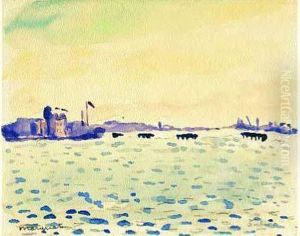 Le Danube : Entree Du Port De Sulina by Albert Marquet