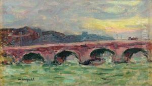 Un Pont A Paris by Albert Marquet