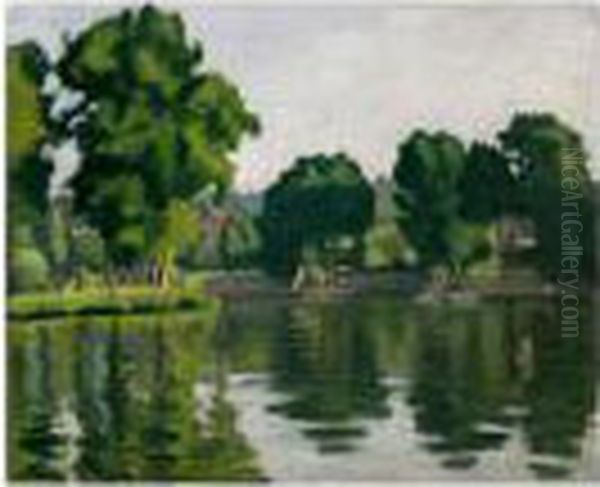 La Seine A Poissy - view 1