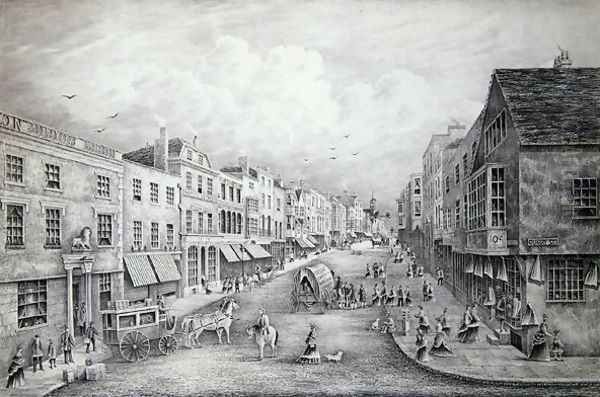 The High Street, Guildford, Surrey, 1877 - view 1
