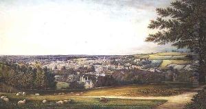Guildford from the South West, 1865 by Henry Prosser