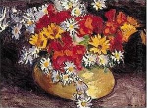 Fleurs Dans Un Pot De Cuivre