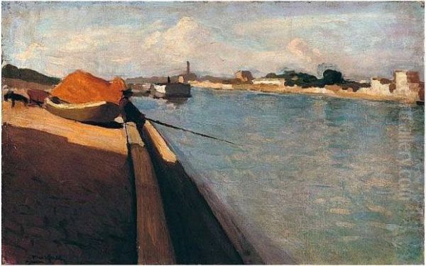 Le Chemin De Halage, Banlieu Parisienne - view 1