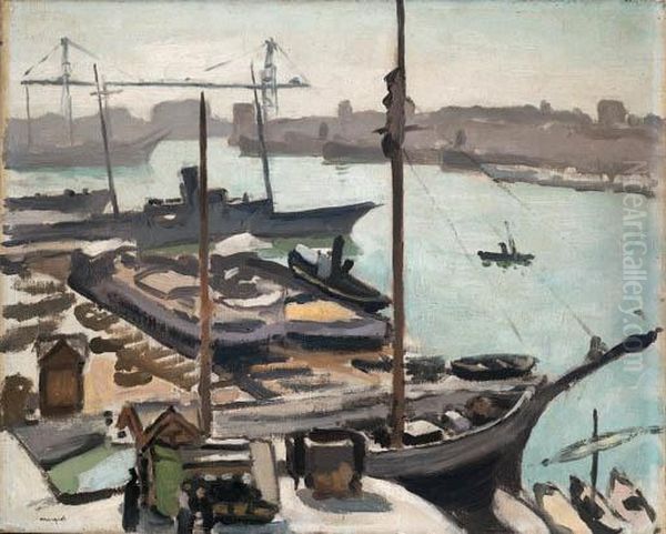 Marseille, Le Port Et Le Pont Transbordeur - view 1