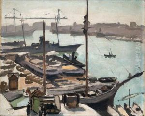 Marseille, Le Port Et Le Pont Transbordeur by Albert Marquet