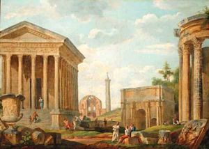 A capriccio of the Maison Care at Nmes