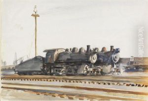 Pennsylvania Railroad by Reginald Marsh