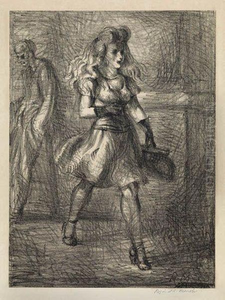 Girl Walking - view 1