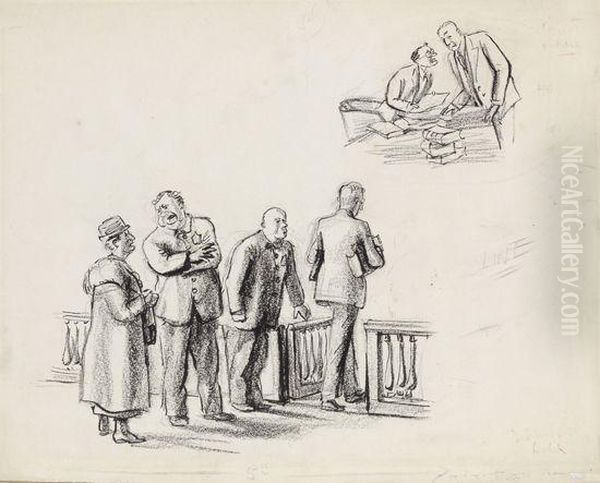 Entering A Courtroom - view 1