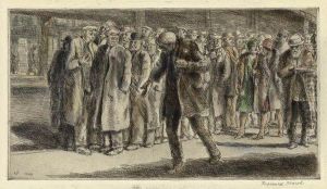 Bread Line by Reginald Marsh
