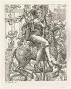 Merry-go-round by Reginald Marsh