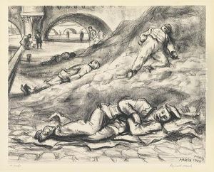 Along The Seine by Reginald Marsh