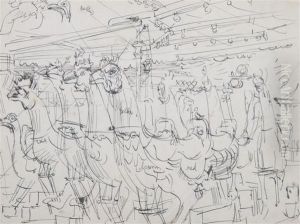 Chicken Ride by Reginald Marsh