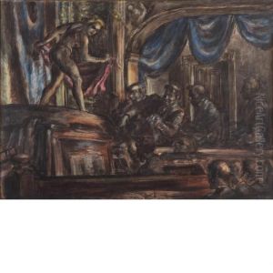 People - Follies by Reginald Marsh