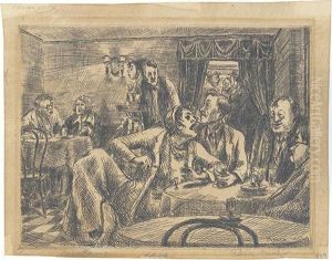 Speakeasy--julius' Annex. by Reginald Marsh
