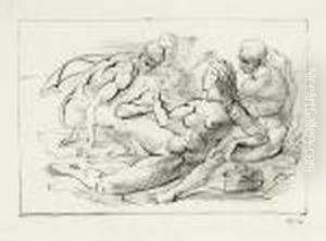 Study For Coney Island Beach by Reginald Marsh