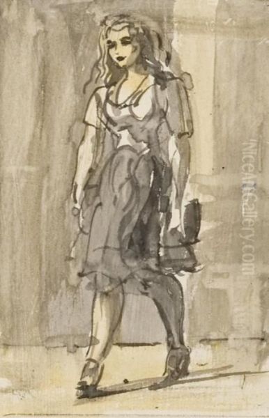 Young Lady Walking Ii - view 1