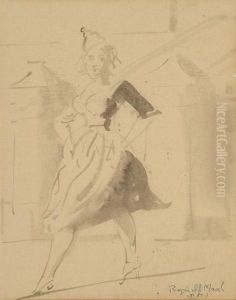 Woman Walking by Reginald Marsh
