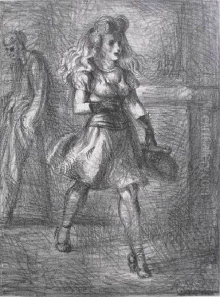 Girl Walking - view 1