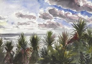 Palm Trees by Reginald Marsh