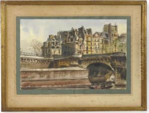 Pont Neuf by Reginald Marsh