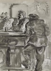 Bar Philosopher by Reginald Marsh