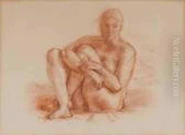 Female Nude, Seated - view 1