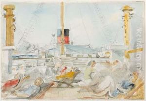 The Sun Deck by Reginald Marsh