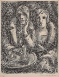 Cafe Dome by Reginald Marsh