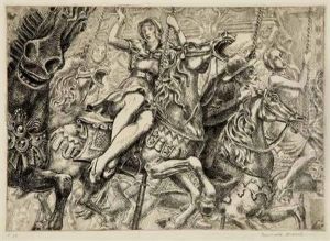 Merry Go Round by Reginald Marsh