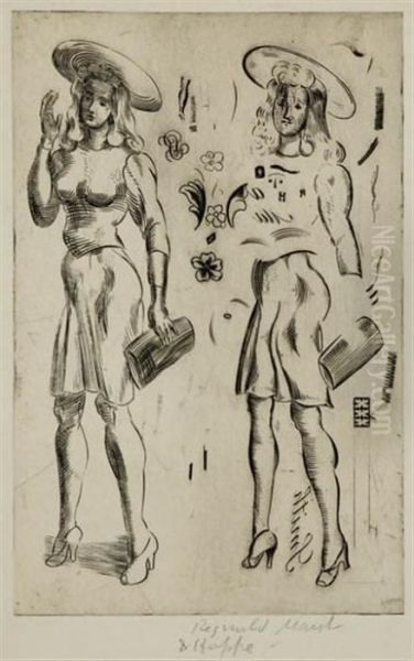 Girl Standing - view 1