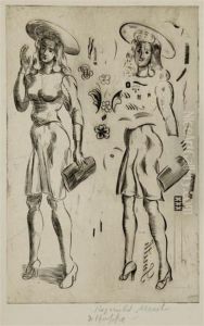 Girl Standing by Reginald Marsh