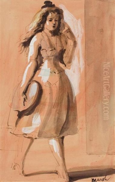 Walking Woman - view 1