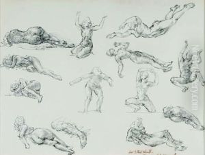 Study Of The Human Figure by Reginald Marsh