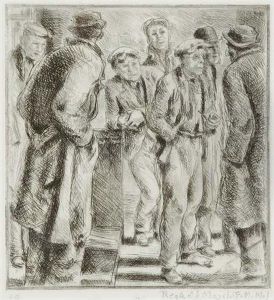 Etching by Reginald Marsh