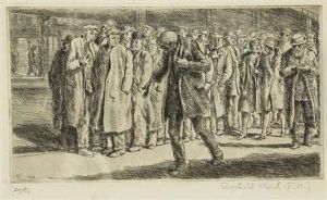 Bread Line by Reginald Marsh