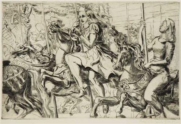 Wooden Horses; Merry Go Round - view 1