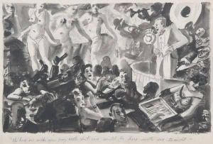 Oh How We Wish You Poor Little Shut-ins Could Be Here With Us Tonight by Reginald Marsh